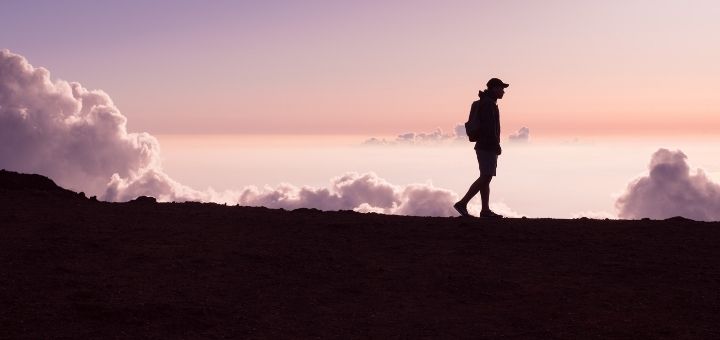 girl walking on clouds find meaning of life